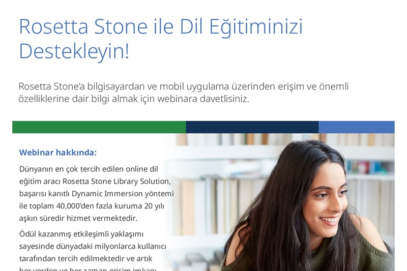 Rosetta Stone Webinar Eğitimi